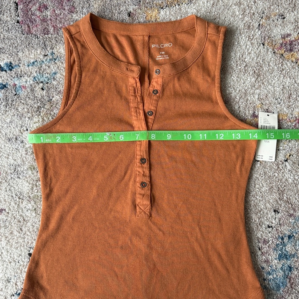 Pilcro Terracotta Tank Top - Picture 4 of 6